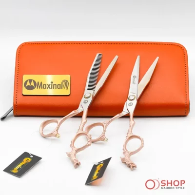 ست قیچی کات و پیتاژ بدون شیار مکسینال طرح اژدها سایز 6 اینچ