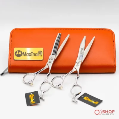 ست قیچی 6 اینچ نقره ایی تیغه ژاپنی مکسینال